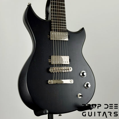 Dunable USA Custom Shop Cyclops 7 7-String Electric Guitar w/ Case - Satin Black