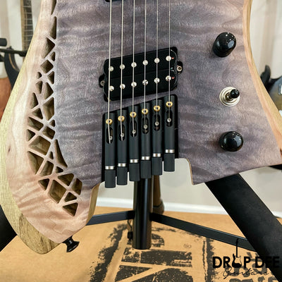 OD Guitars Minerva Headless Multi-Scale Electric Guitar w/ Case - Mid Burst