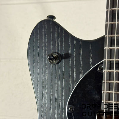 Balaguer 10th Anniversary Espada Modern Baritone Electric Guitar w/ Case - Rustic Black Satin