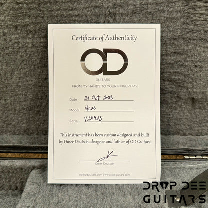 OD Guitars Venus Electric Guitar w/ Case - Natural