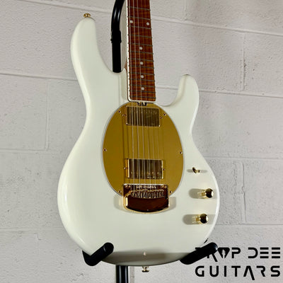 Ernie Ball Music Man Cory Wong StingRay II Deluxe Electric Guitar w/ Case - Polaris White