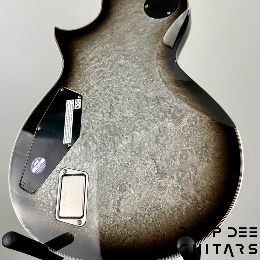 ESP Original Series Eclipse Custom Electric Guitar w/ Case - Silver Liquid Metal Burst