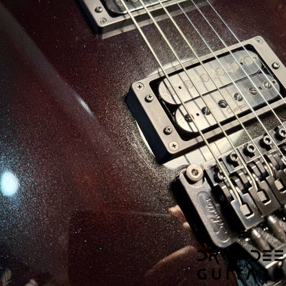 Caparison Dellinger II Prominenace MF Electric Guitar w/ Bag - Trans Spectrum Black