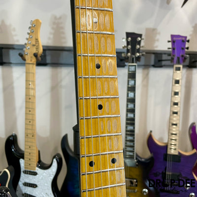 Balaguer Toro USA Heritage Electric Guitar w/ Case - Metallic Purple over Sunburst