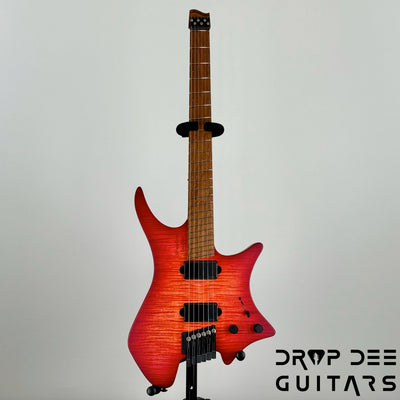 Strandberg Boden Original N2.6 Multiscale Headless Electric Guitar w/ Bag - Sunset Coral Burst Satin