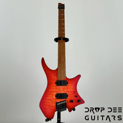 Strandberg Boden Original N2.6 Multiscale Headless Electric Guitar w/ Bag - Sunset Coral Burst Satin