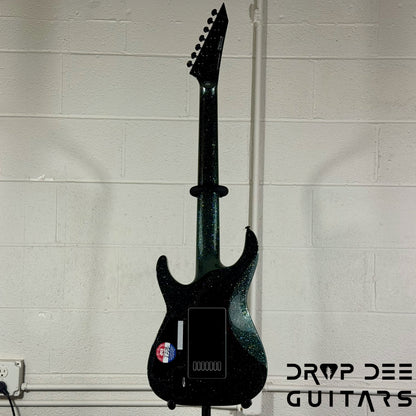 ESP LTD M-1007 Baritone Evertune 7-String Electric Guitar w/ Bag - Granite Sparkle