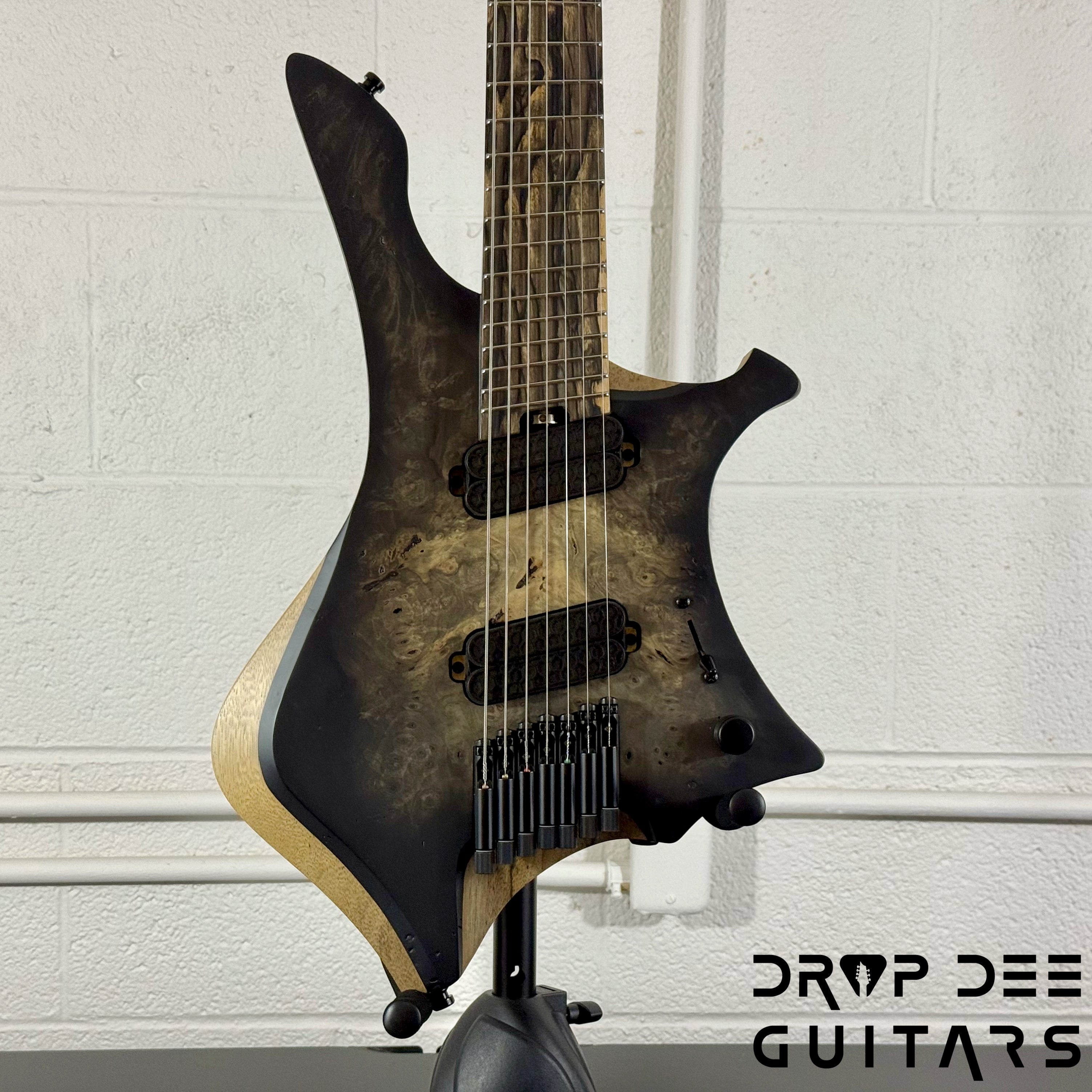 Ronciswall Vapor 7 Multiscale Headless 7-String Electric Guitar w/ Bag - Black Burst