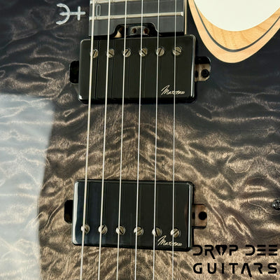 Infinia Neptune Headless Electric Guitar w/ Bag - Obsidian Black