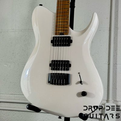 Balaguer USA Series Seraph Modern Electric Guitar w/ Case (324) - Gloss Metallic Jewel White