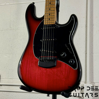 Ernie Ball Music Man Cutlass HT SSS Electric Guitar w/ Case - Raspberry Burst