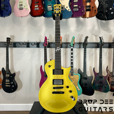ESP LTD EC-2025 50th Anniversary Electric Guitar w/ Case - Metallic Gold