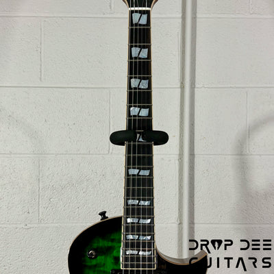 ESP USA Eclipse Electric Guitar w/ Case - Dark Green Sunburst