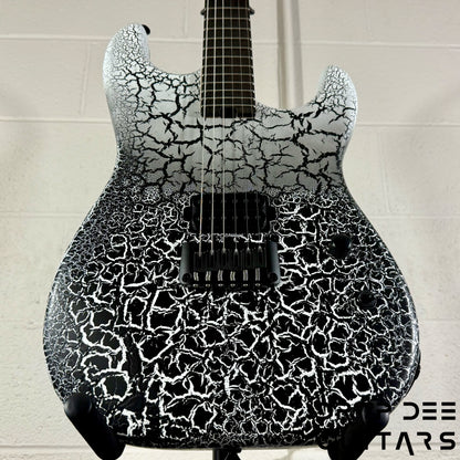 Schecter USA Custom Shop John Browne Signature Zenith Electric Guitar w/ Case - Fracture White