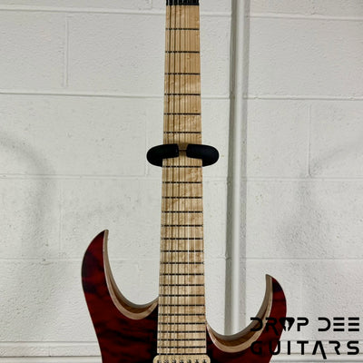 Mayones Duvell Elite 7 7-String Electric Guitar w/ Case - Red/Black Fade