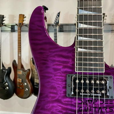 Jackson Custom Shop Dinky FR Electric Guitar w/ Case - Purple Burst