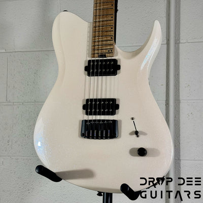 Balaguer USA Series Seraph Modern Electric Guitar w/ Case (424) - Gloss Metallic Jewel White