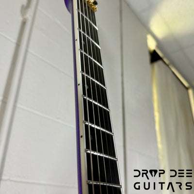 ESP USA V-II FR Electric Guitar w/ Case - Purple Sparkle