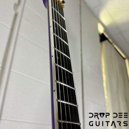 ESP USA V-II FR Electric Guitar w/ Case - Purple Sparkle