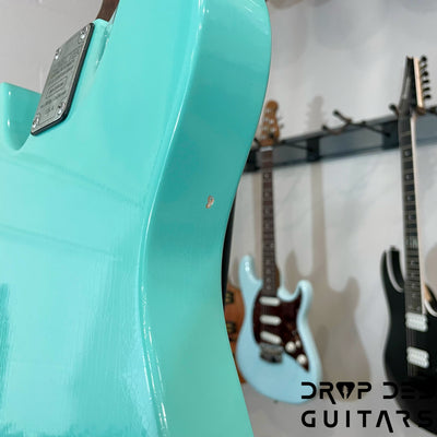 Schecter USA Custom Shop Nick Johnston Signature PT Electric Guitar w/ Case (1026) - Atomic Green Aged Nitro