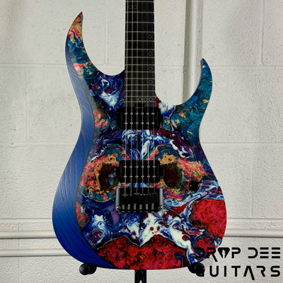 Schecter Custom Shop Sunset Extreme 6 Electric Guitar w/ Case - Stabilized Top