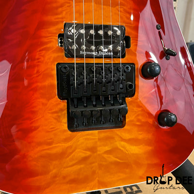 Jackson Pro Plus Series Dinky DKAQ Electric Guitar w/ Bag - Firestorm