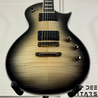 ESP E-II Eclipse FM Electric Guitar/ Case - Black Natural Burst