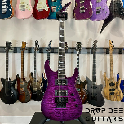Jackson Custom Shop Dinky FR Electric Guitar w/ Case - Purple Burst
