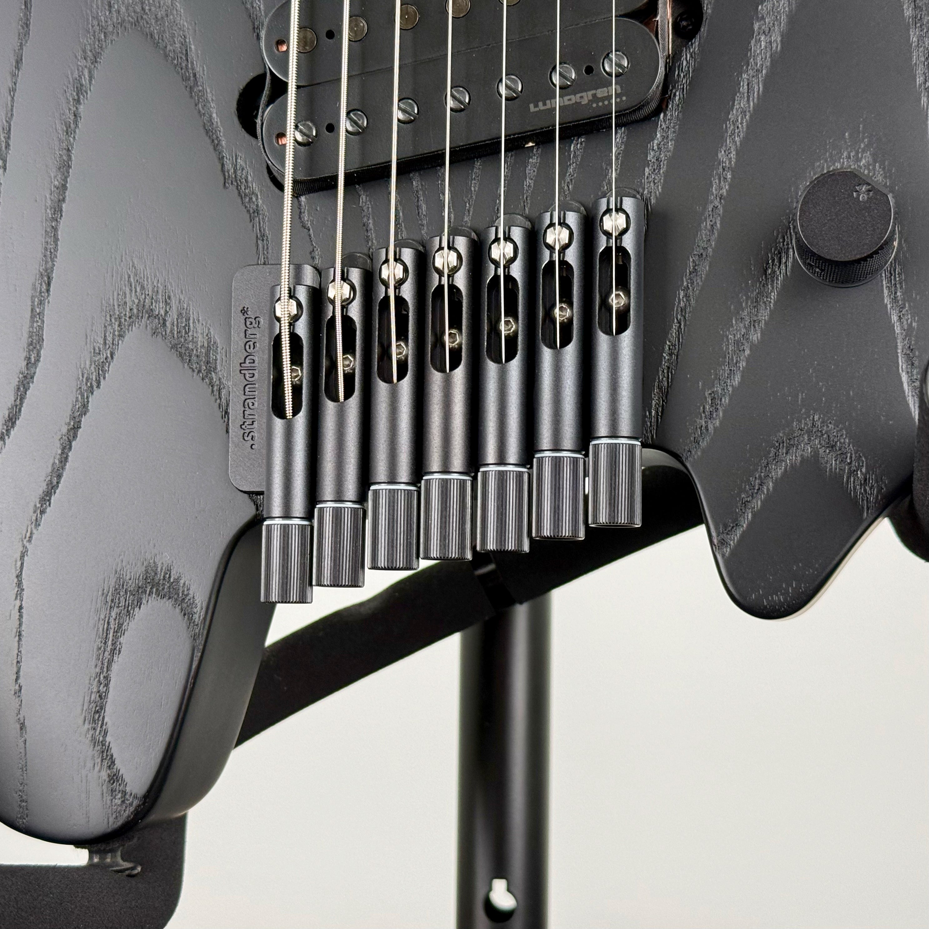 Strandberg Boden Singularity NX 7 Pitch Black 7-String Multiscale Headless Electric Guitar w/ Bag - Pitch Black