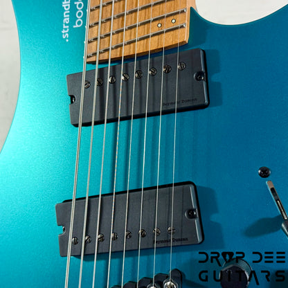 Strandberg Boden Standard N2.8 8-String Multiscale Headless Electric Guitar w/ Bag - Transformative Teal Metallic