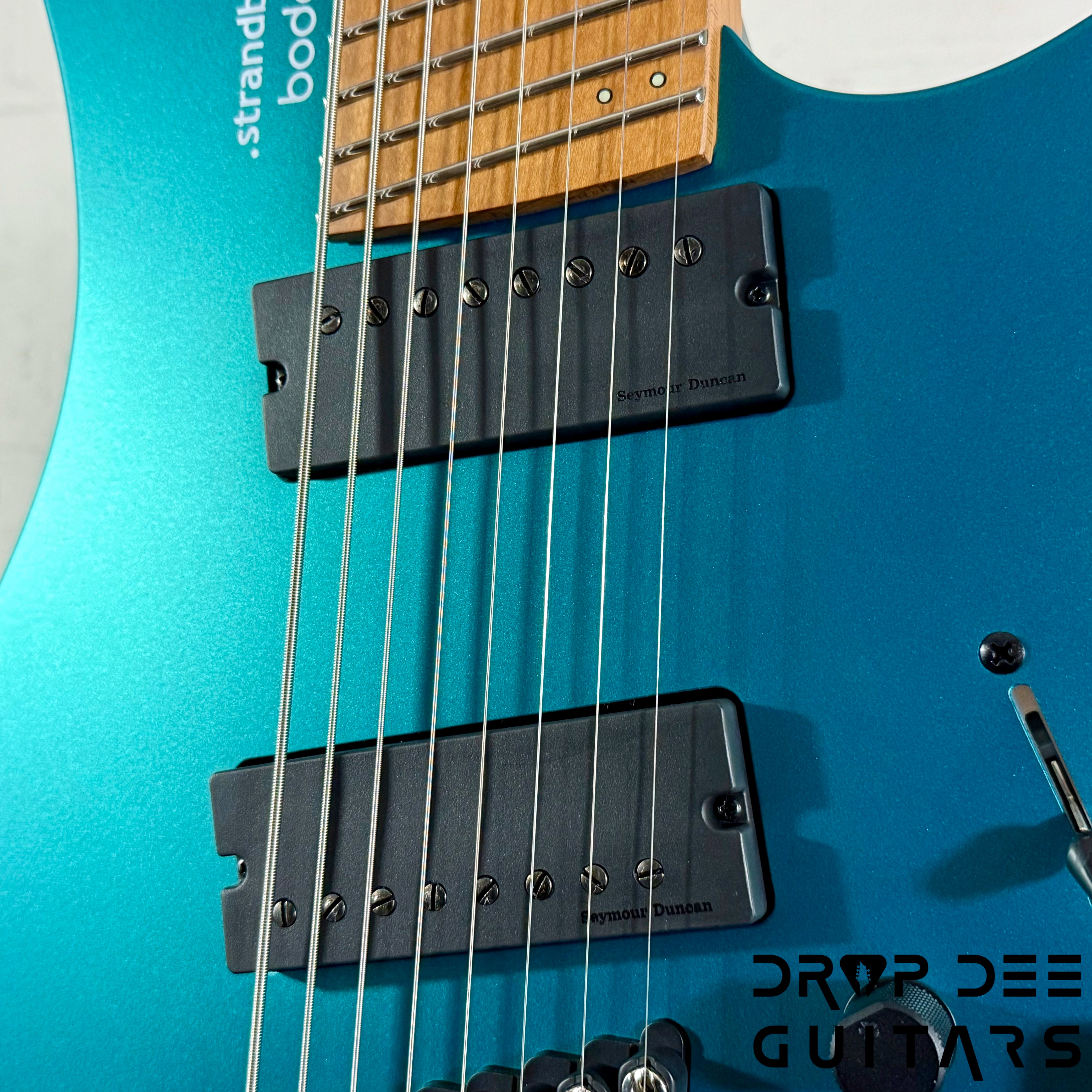 Strandberg Boden Standard N2.8 8-String Multiscale Headless Electric Guitar w/ Bag - Transformative Teal Metallic