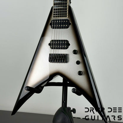 Jackson USA Custom Shop Special Edition King V 7 7-String Electric Guitar w/ Case - Silverburst