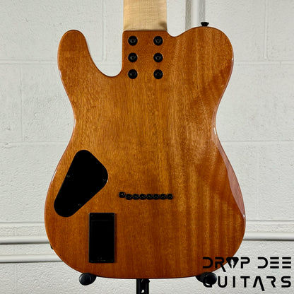 Schecter Custom Shop Masterworks PT CET-8 Baritone 8-String Electric Guitar w/ Case - Koa Natural