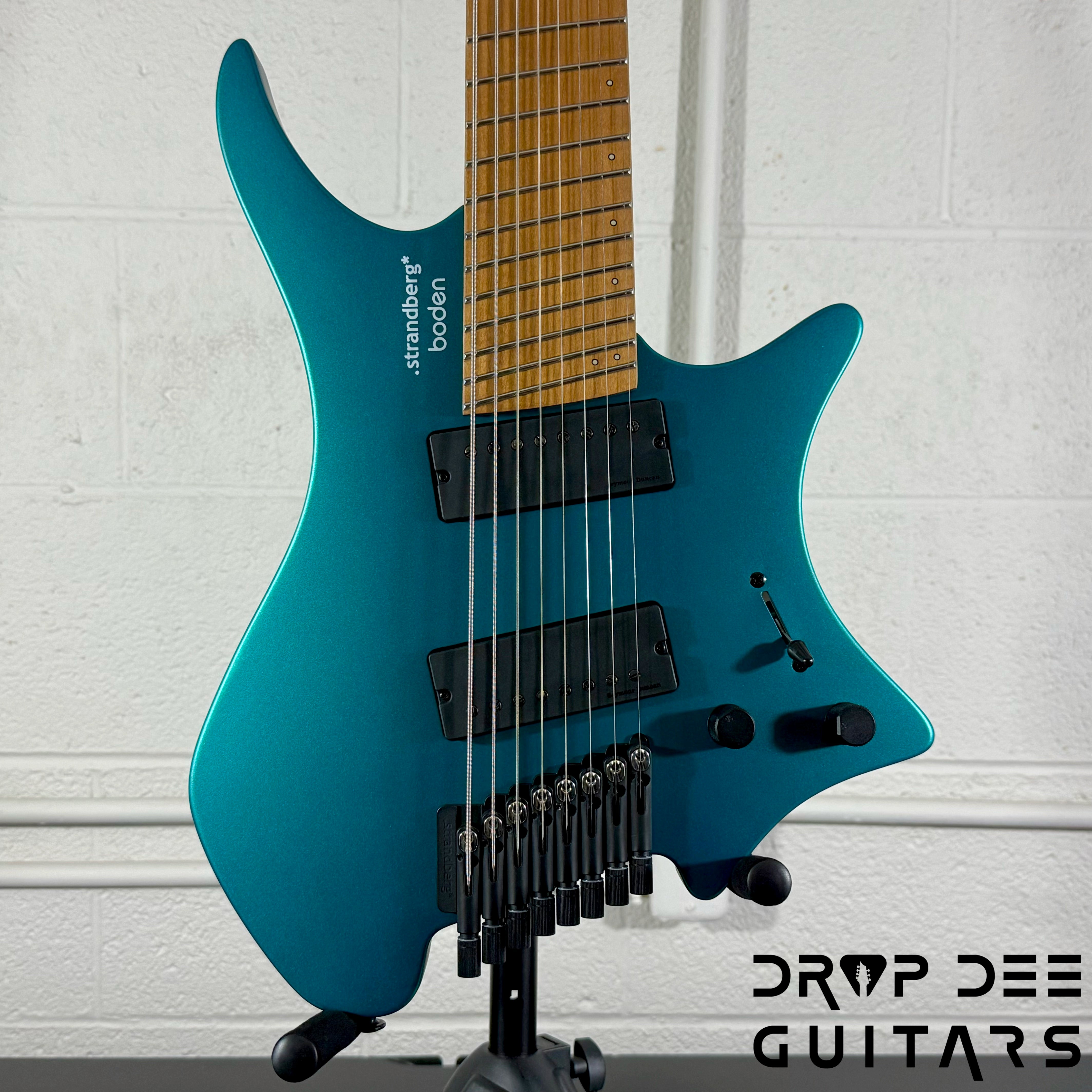 Strandberg Boden Standard N2.8 8-String Multiscale Headless Electric Guitar w/ Bag - Transformative Teal Metallic