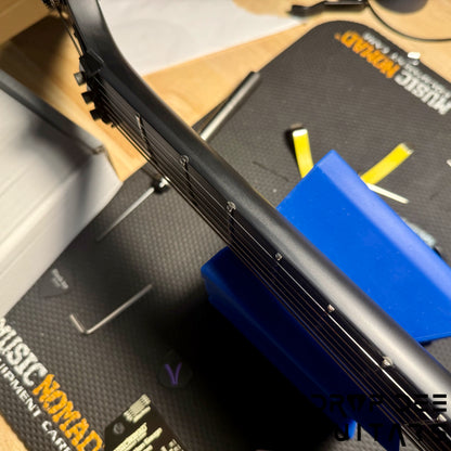 Jackson Custom Shop Soloist FR FMT Electric Guitar w/ Case - Trans Black Burst