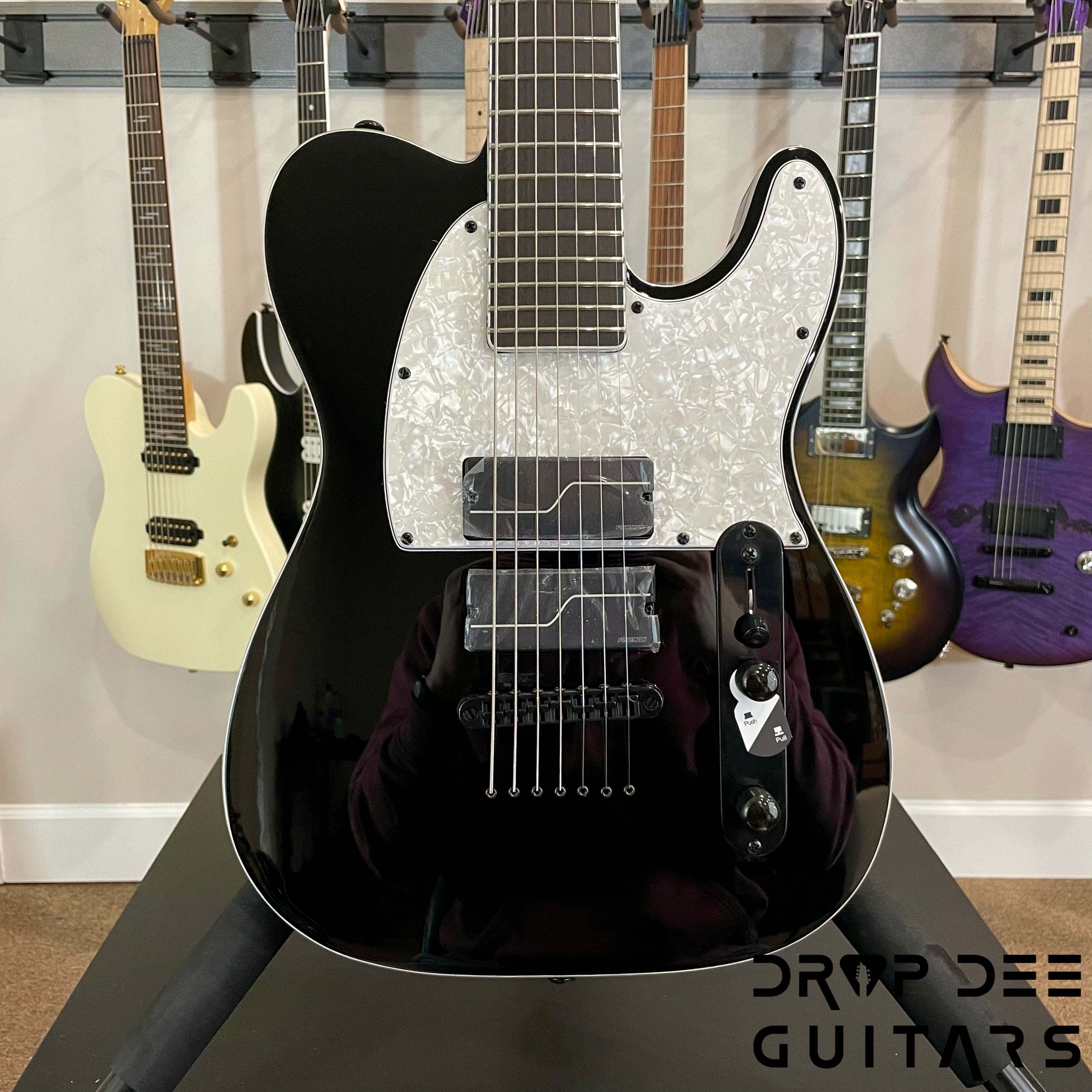 ESP LTD Stephen Carpenter Signature SCT-607 Baritone 7-String Electric Guitar w/ Case (1598)