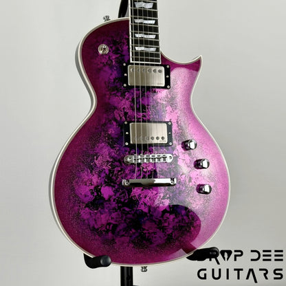 ESP Original Series Eclipse Custom Electric Guitar w/ Case - Purple Peel