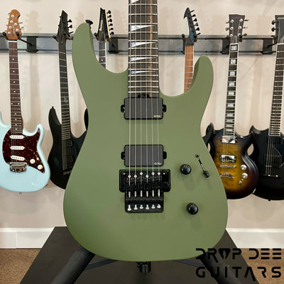 Jackson American Series Soloist SL2MG Electric Guitar w/ Case - Matte Army Drab