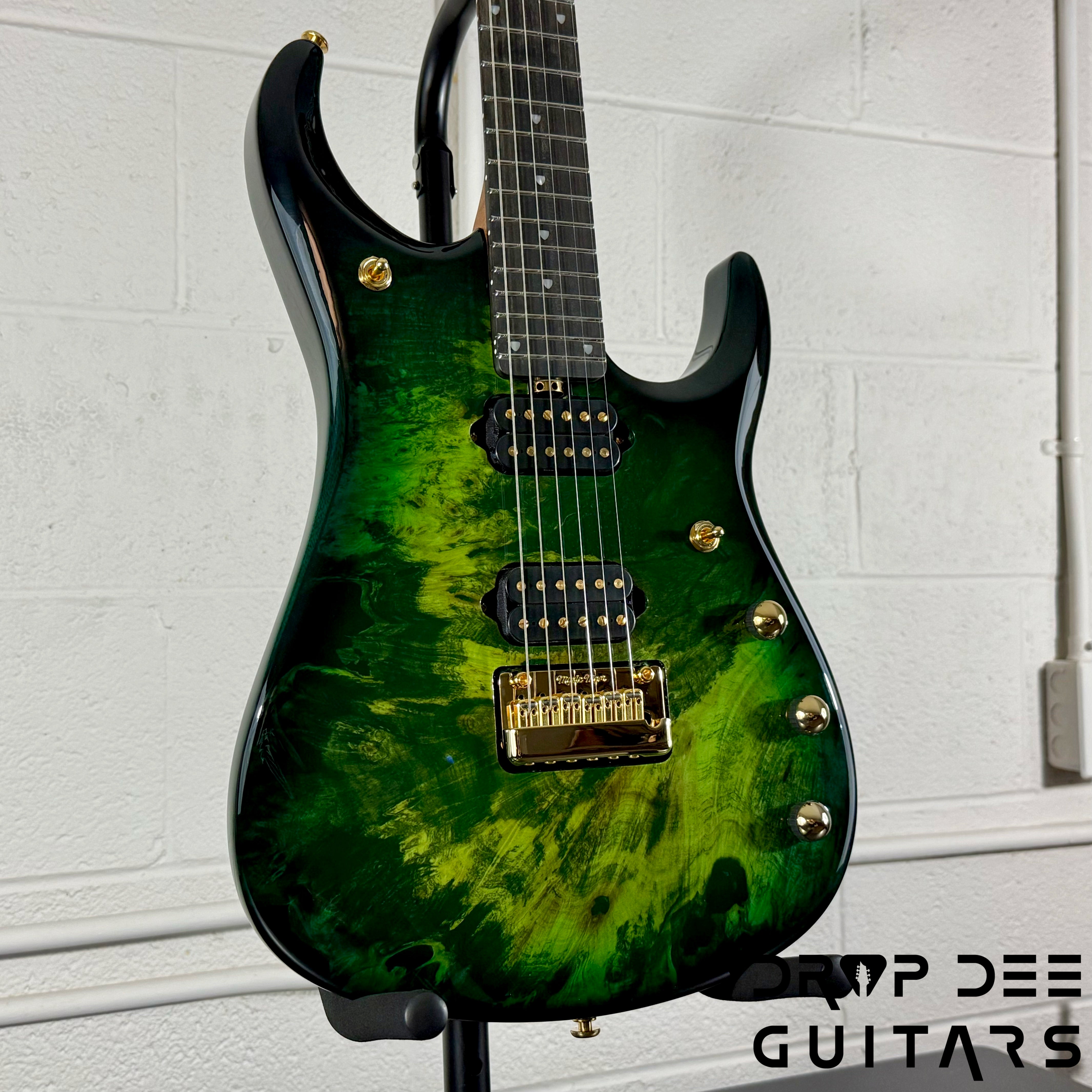 Ernie Ball Music Man BFR JP15 Electric Guitar w/ Case - Toxic Sludge