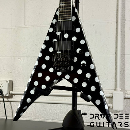 Jackson Pro Series Limited Edition Signature Phil Demmel KV King V Electric Guitar w/ Case - Polka Dot
