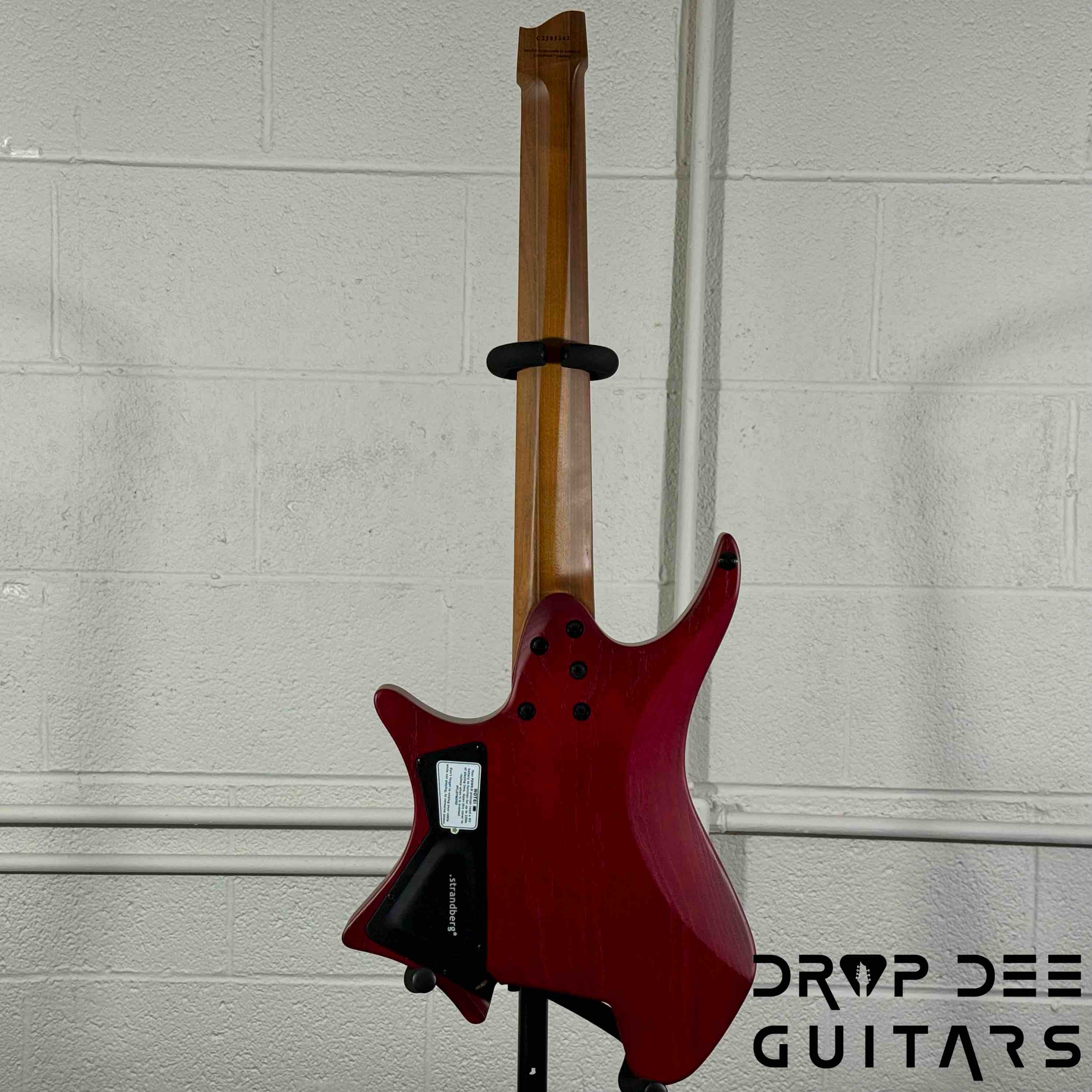 Strandberg Boden Original N2.7 7-String Multiscale Headless Electric Guitar w/ Bag - Sunset Coral Burst Satin