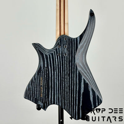 Infinia Neptune Headless Electric Guitar w/ Bag - Solid Lunar Black