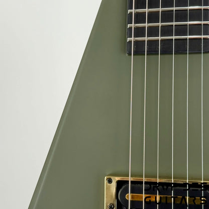 Jackson USA Custom Shop Special Edition Rhoads Electric Guitar w/ Case - Army Drab Green