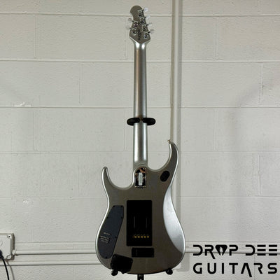 Ernie Ball Music Man JP13 6 Electric Guitar w/ Case - Platinum Silver