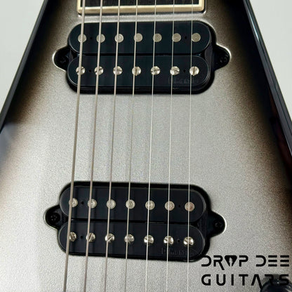 Jackson USA Custom Shop Special Edition King V 7 7-String Electric Guitar w/ Case - Silverburst