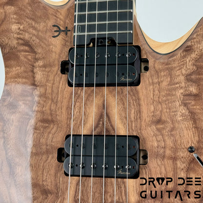 Infinia Neptune Headless Electric Guitar w/ Bag - Black Walnut