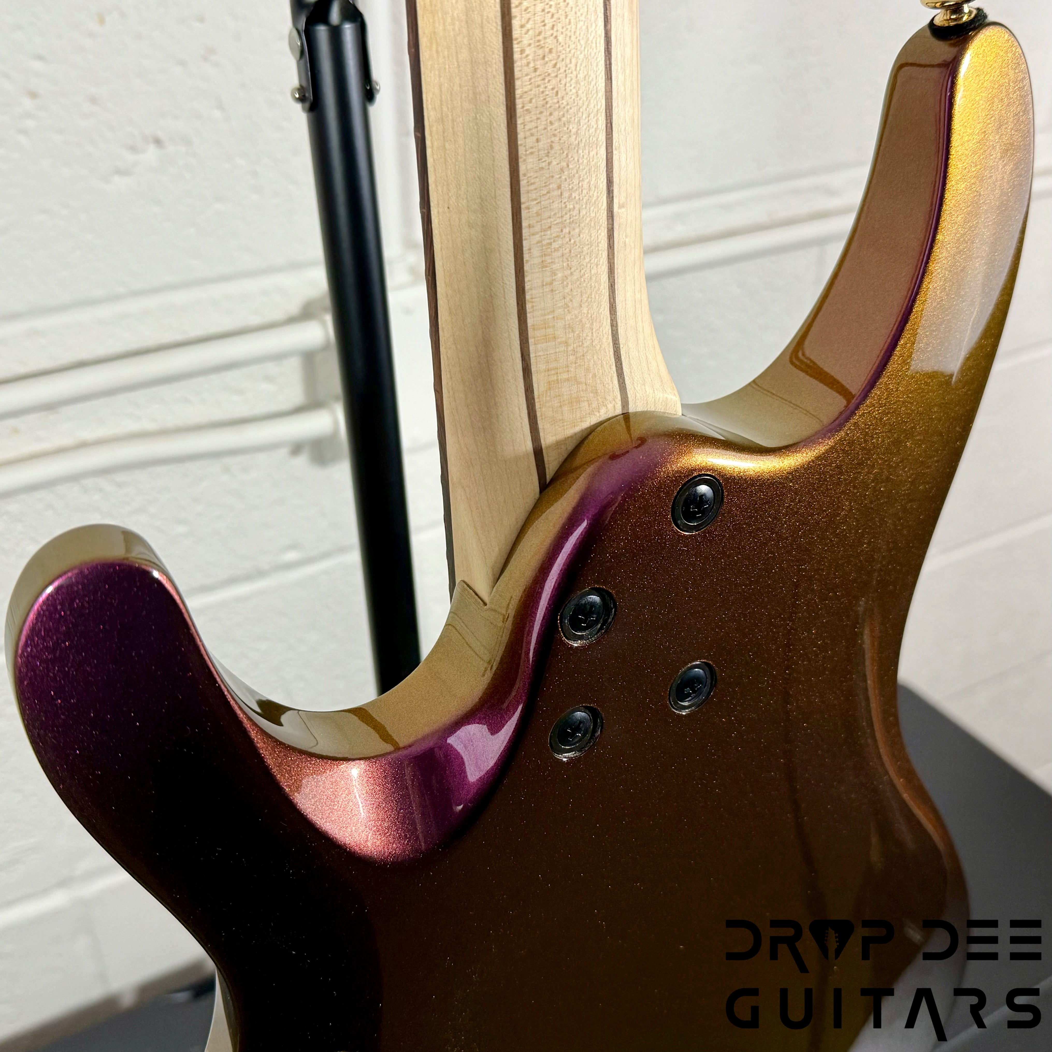 Ibanez Axe Lab Design SML721 Multi-Scale Electric Guitar - Rose Gold Chameleon