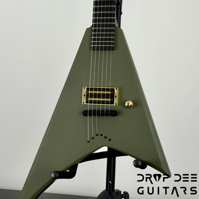 Jackson USA Custom Shop Special Edition Rhoads Electric Guitar w/ Case - Army Drab Green