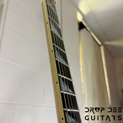 Jackson USA Custom Shop Special Edition Rhoads Electric Guitar w/ Case - Snow White w/ Black Vintage Pinstripes, Nitro-Tour Heavy Relic