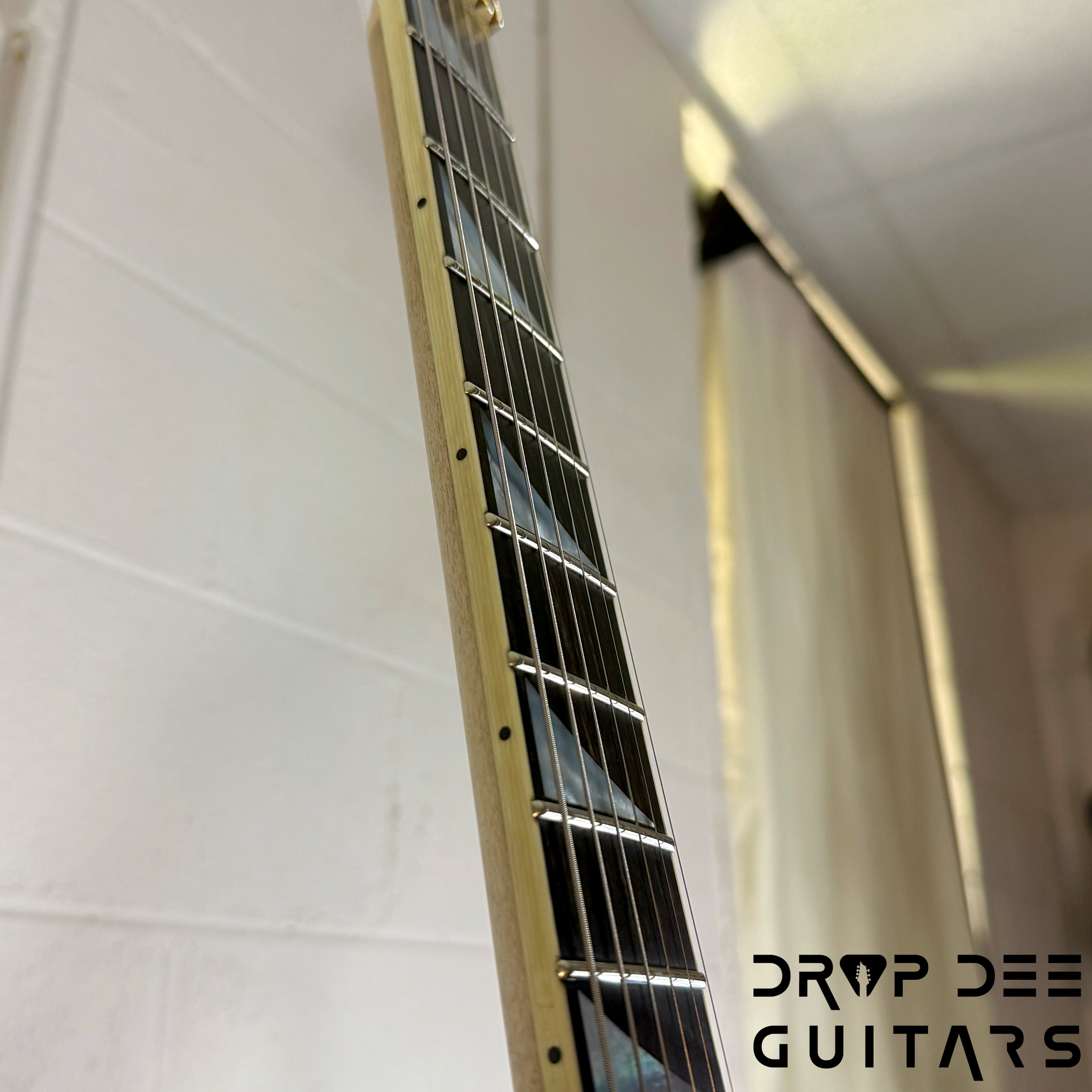Jackson USA Custom Shop Special Edition Rhoads Electric Guitar w/ Case - Snow White w/ Black Vintage Pinstripes, Nitro-Tour Heavy Relic